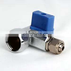 3/8 Inch Three-Way Ball Valve With Quick Connect and Adjustable Nut Brass Valves thumbnail-5