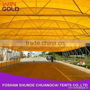 12m Folding Steel Structure Waterproof Canvas Portable Car Garage thumbnail-4