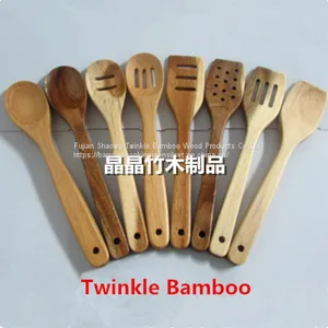 Acacia Wooden Kitchen Utensil Set/bamboo Utensil Set Wholesale thumbnail-1