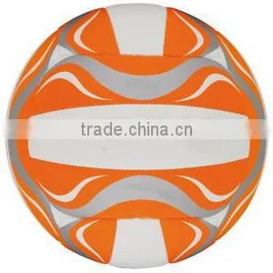 Volley Ball in Orange & Cream Color thumbnail-1