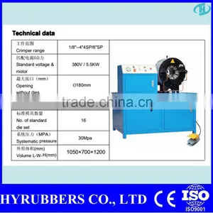 6-51mm Steel Wire Hose Crimp Tool Hose Crimping Machine thumbnail-3