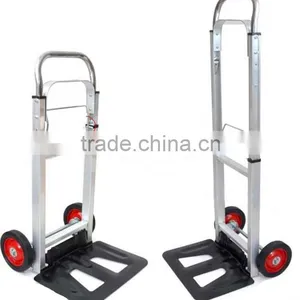 Durable Alloy Foldable Hand Trolley Luggage Trolley With Rubber Wheels thumbnail-1