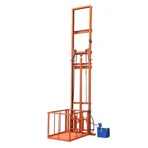 Hydraulic Vertical Wall Mounted Lift Platform Cargo Goods Lift Freight Elevator thumbnail-2