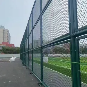 Affordable Galvanized Diamond Mesh Cyclone Chain Link Fence for Farm Basketball Courts thumbnail-5