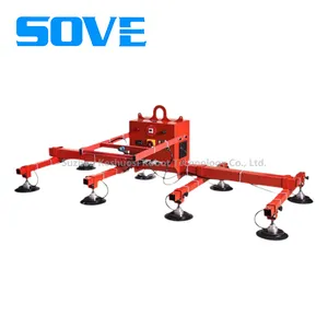 SOVE Electric Glass Suction Cup Powerful Curtain Wall Intelligent Vacuum Lifting Machine Glass Lifting Suction Cup Hoist thumbnail-1