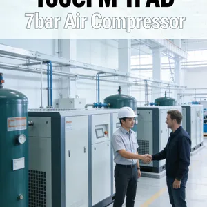 BY 22/37/30/45/55/75KWOil Free Air Compressor.Clean Air, Environmentally Friendly and Pollution-free. thumbnail-4