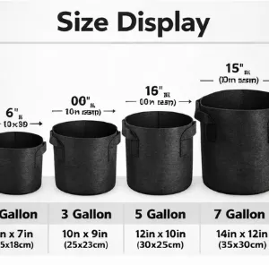 Custom Size Fabric Grow Bags OEM Factory Supply thumbnail-4