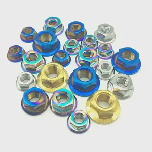 DIN 6923 Hex Serrated Flange Nuts With Pad Lock Nut Hexagonal Flange Nut thumbnail-1