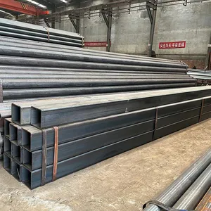 China Supplier Welded ERW Metal Tube Black ms Square Steel Tube With High Quality thumbnail-3