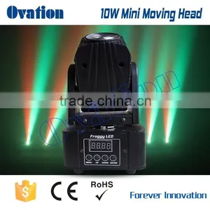Guangzhou Mini Led Moving Head Stage 10W RGBW Light Beam thumbnail-3