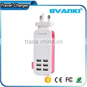 2016 New OEM High Quality Factory 6 Port Usb Charger for Iphone 7 US EU UK AU Plug Charger With Multi USB Wall Charger thumbnail-4
