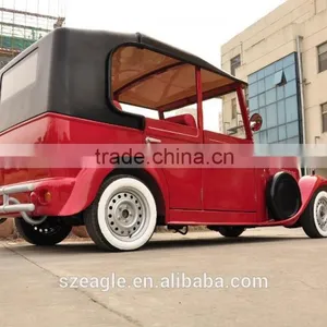 6 Seats Electric Classic Cart With Comfortable Bench Seat With High Backrest, Half Closed Door thumbnail-2