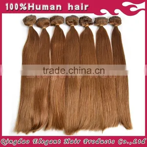 2015 Factory Price Hot Sale!!! Full Head Full Cuticle Double Weft Clip in Human Hair Extensions thumbnail-5