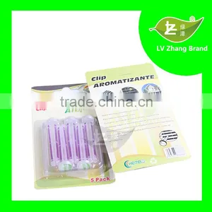 5pk Deodorant Air Freshener Car Vent Perfume Clips thumbnail-1