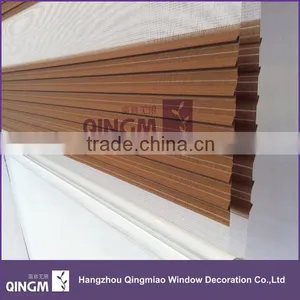Manufacture 100% Polyester Material Roller Type Pleated Zebra Blind Fabric thumbnail-3