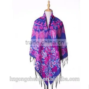 Fashion Warm Kerchief Tassel Scarf Imitation of Cashmere Ms Shawl ,140*140cm thumbnail-1