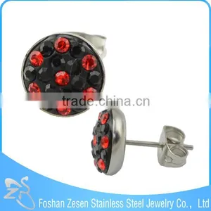 ZS20172 China Wholesale Earring Factory , Multi Crystal Cheap Wholesale Fancy Stud Earring thumbnail-5
