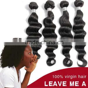 New Arrival Brazilian Loose Wave Human Hair Extensions Premium Jazzy Hair Extensions Cheap Virgin Brazilian Body Wave Hair Quality Choice thumbnail-1
