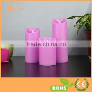 Set of 3 Flameless LED Candle With Moving Flame Wick thumbnail-3