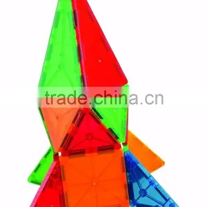 120pcs Intelligent Magnetic Connecting Blocks Plastic Magnetic Building Blocks Toys thumbnail-5