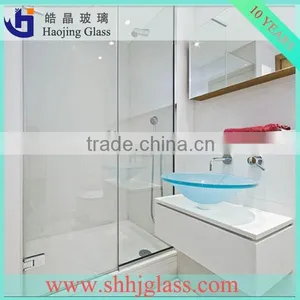 High Quality Clear Tinted Raindrop Glass Shower Door(4mm,5mm,6mm,8mm,10mm,12mm,15mm,19mm) thumbnail-1