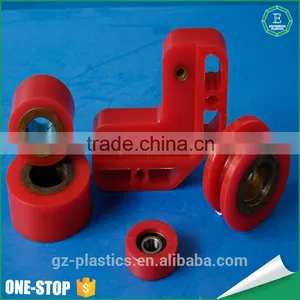 Wholesale Different Kinds Machining Cheap Polyurethane Roller Products Steel Injection Plastic pu Roller thumbnail-3
