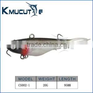 2016 New MASK S VIBES Soft Plastics Fishing Vibe Lure Blade Soft Vib Lures thumbnail-6