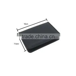 Lambskin Leather Card Holder/Leather Wallet for Mens/Leather ID Card Holder thumbnail-1