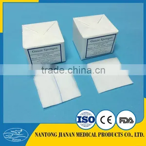 19x15, Absorbent Gauze Swabs ,gauze Sponges , 4''x4''-8ply, Non-sterile thumbnail-1