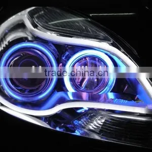 30cm 45cm 60cm 85cm Dual Color Yellow White Auto Flexible Led Drl Daytime Running Light thumbnail-4
