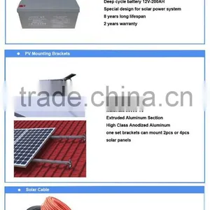 High Quality and Good Price 2KW/48V Off Grid Solar Power System Kits For Home Use thumbnail-2