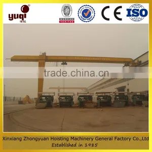 Single Girder Semi Gantry Cranes With Hoist thumbnail-1
