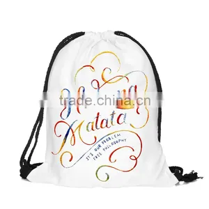 High Quality Custom 3D Print Wholesale Polyester Fabric Folding Shopping Bag thumbnail-4