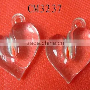 Acrylic Heart BeadCM3237 thumbnail-1
