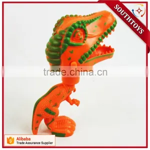 Promotion Big Head Dinosaur Moving Mouth Action Toys Pull The Trigger to Bite thumbnail-2