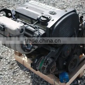 USED ENGINE COMPLETE GASOLINE G4JP EURO-3-4 ASSY-SUB FROM MOBIS 1998-2007 MNR thumbnail-2