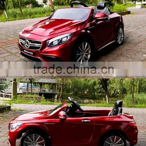 Licensed Mercedes Benz S63 Licensed Kids Electric Toy Ride on Car 12v Battery Powered thumbnail-2