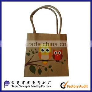 Handmade Brown Shopping Bag With Twist Handle thumbnail-2