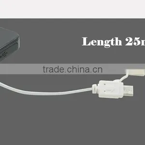 Original PengTeng-K82 3500mAh Capacity Retractable Power Bank Ultrathin Portable External Battery Backup Charger for Traveling thumbnail-5