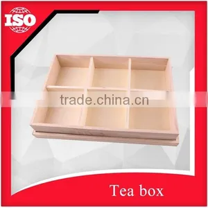 New Design Lid and Printing Logo Wooden Tea Box Storage thumbnail-5
