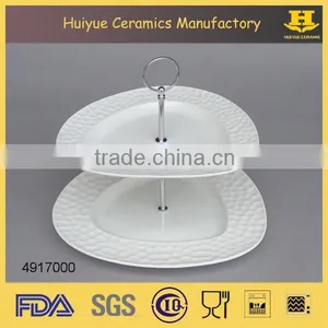 Unique Shape Porcelain Cake Stand, Cake Tower, Party Display thumbnail-1