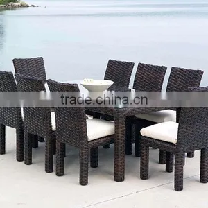New Products Rattan Cheap 8 Seater Dining Table thumbnail-1