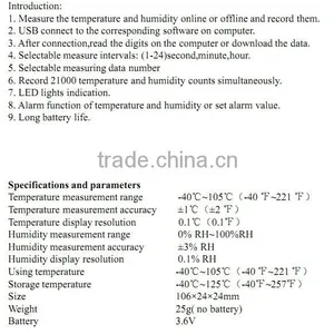 Temperature and Humidity Datalogger thumbnail-3