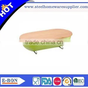 Deft Design Bamboo and Plastic Bread Box thumbnail-1