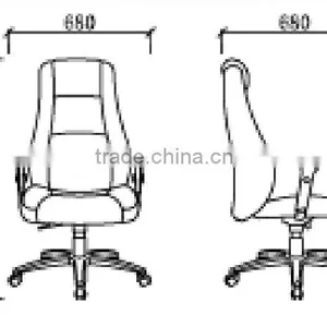 Office Factory Hot Sell Design Swivel Executive Modern Leather Office Chair GZH-CK0012 thumbnail-3
