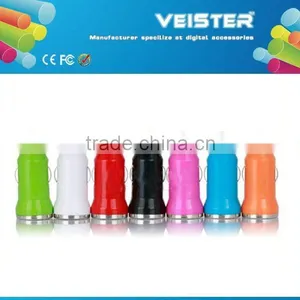 Powerful White 2.1A Dual USB Port Car Charger Adapter For IPhone 6 & 6 Plus 5S 5C 5 From Veister thumbnail-3