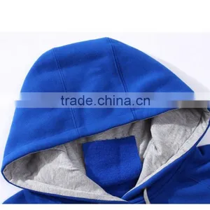 Custom Made High Quality Royal Blue Good Sale Hoodies thumbnail-3