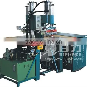 Dual Head Hydraulic High Frequency Leather/foam Embossing Welding Machine With NL5557 Anti-spark Device thumbnail-1