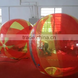 Funny Bounce Ball Toy Inflatable Water Running Ball , Water Ball For Sale thumbnail-2