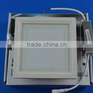 Hot Sale Wholesale Square Glass LED Panel Ceiling Mount Light 12W thumbnail-4
